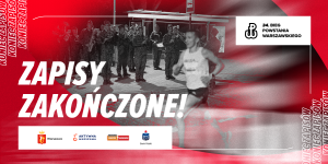 Zapisy zakończone, bieg już dziś!